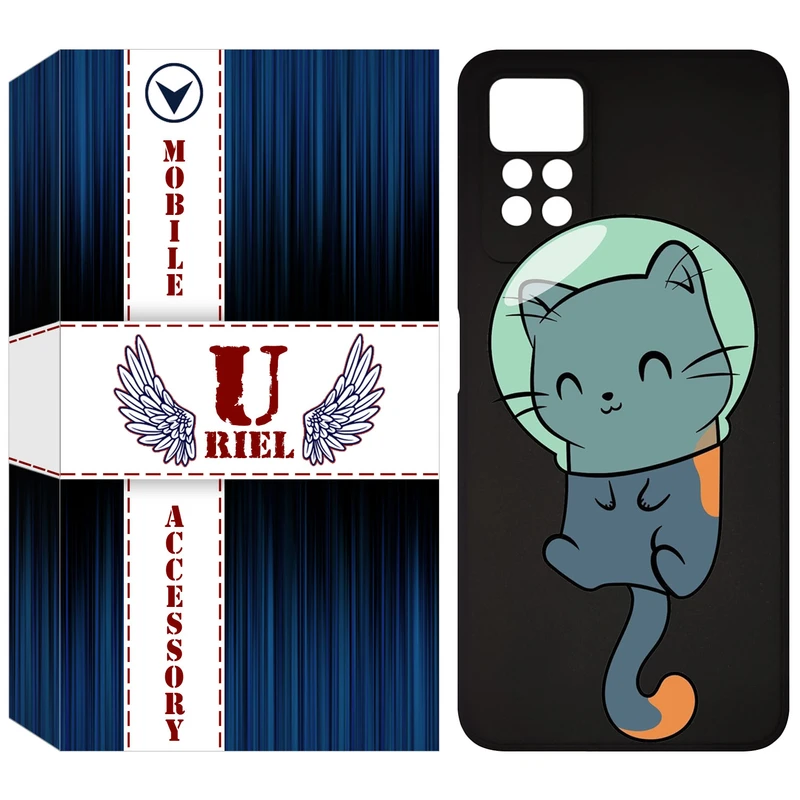 کاور یوریل قاب مدل KSH کد 61 طرح گربه مناسب برای گوشی موبایل شیائومی Redmi Note 12 Pro 4G