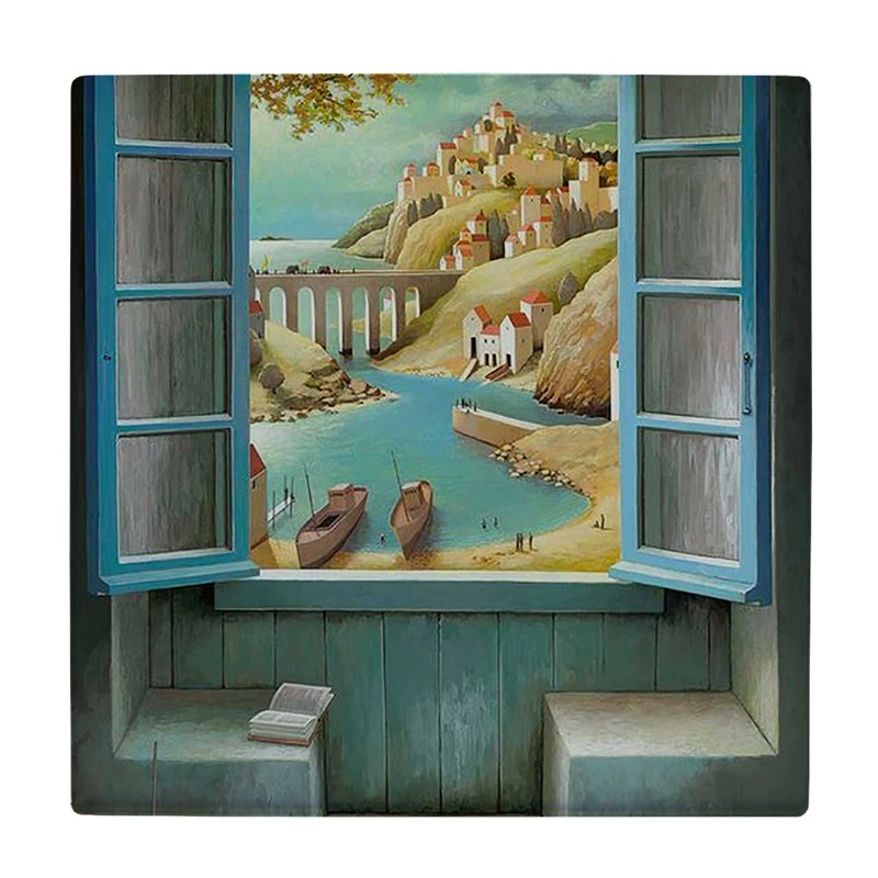 زیر لیوانی  طرح پنجره روبه بندرگاه کد    6078860_5033