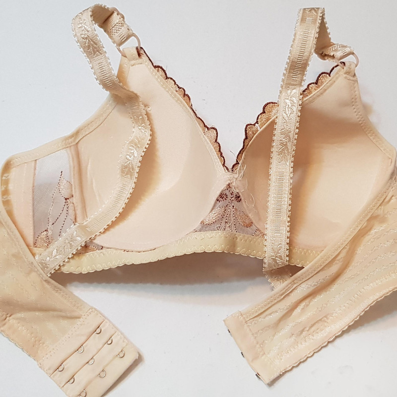 سوتین زنانه بدون فنر مدل 5269-A19 رنگ کرم