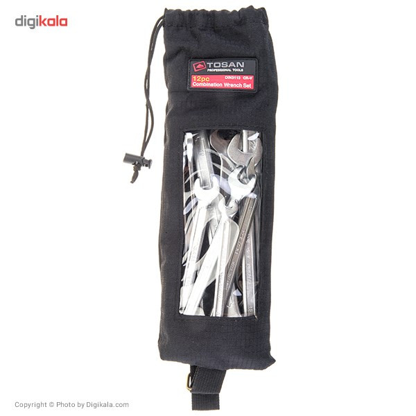 مجموعه 12 عددی آچار یکسرتخت-یکسررینگ توسن مدل T101-S12