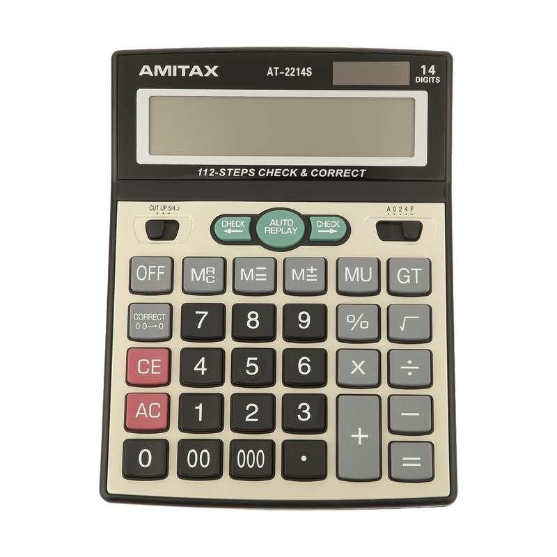 ماشین حساب امیتکس مدل AT-2214S ماشین حساب امیتکس مدل AT-2214S
