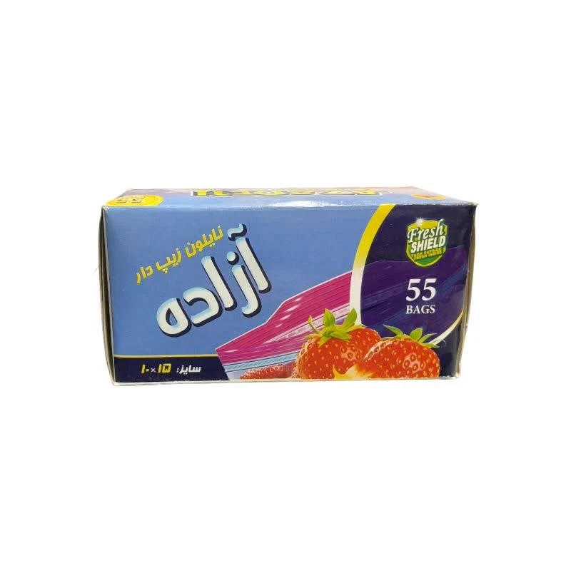 پاکت زیپ دار آزاده مدل سایز 10 در 15