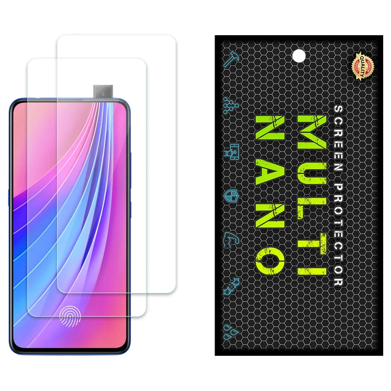 محافظ صفحه نمایش مولتی نانو مدل X-S2N مناسب برای گوشی موبایل ویوو V15 Pro بسته دو عددی