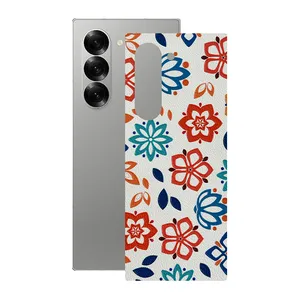 Remax cover sticker Leth model flower design suitable for Samsung Galaxy Z Fold6 mobile phone