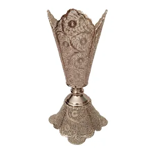 گلدان ملیله کاری مدل تاج لوزی کد808