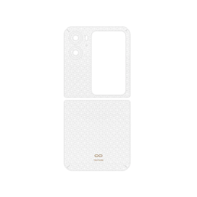 برچسب پوششی ماهوت مدل Cloud-Transparent مناسب برای گوشی موبایل اپو Find N2 Flip
