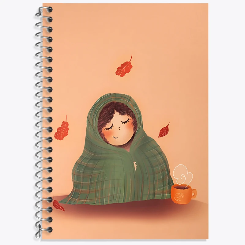 دفتر نت موسیقی 50 برگ خندالو طرح دختر سرمایی کد N5627