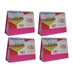 تقویم رومیزی سال 1401 کد TABIAT12-4SU مجموعه 4 عددی