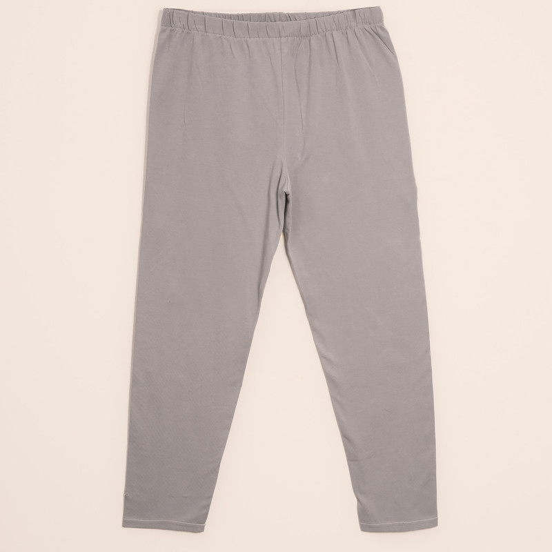 ست تی شرت و شلوار زنانه مدل آناهیتا رنگ طوسی روشن