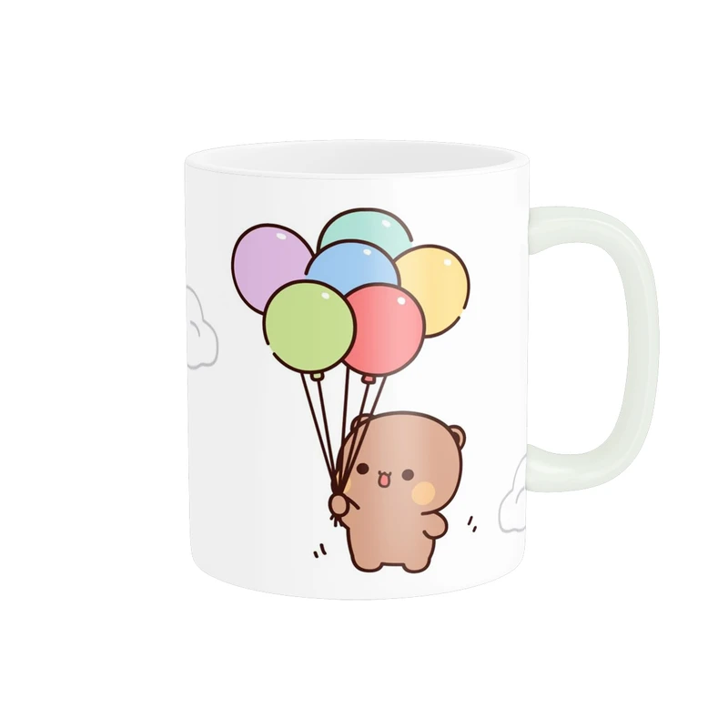 ماگ پاد آفرین مدل فانتزی طرح تولدی تولدت مبارک کیک شمع بادکنک کد p12088