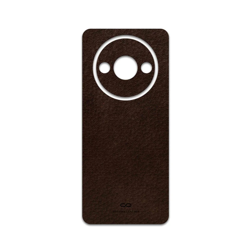 برچسب پوششی ماهوت مدل Dark-Brown-Leather مناسب برای گوشی موبایل شیائومی Redmi A3