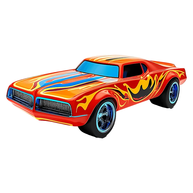 استیکر پارچه و لباس پاد آفرین مدل ماشین اسپرت کد S5531