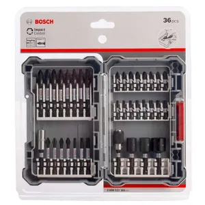 سرپیچ گوشتی بوش مدل فشار قوی مدل BOX 36 IMPACT CONTROL مجموعه 36 عددی