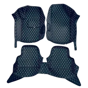 کفپوش 5 بعدی خودرو مدل Ts چرم گلدوزی مناسب برای پژو 206