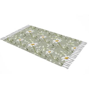 نقد و بررسی شال مبل مدل بابونه کد f2sh1059 سایز 100x180 سانتی متر توسط خریداران