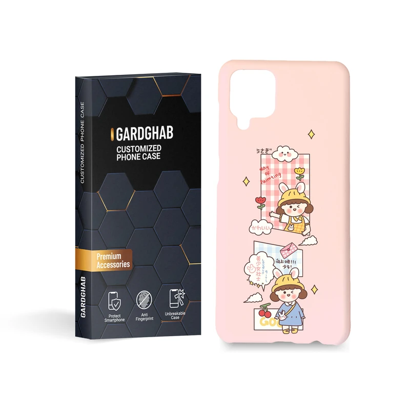 کاور گارد قاب مدل دخترانه مناسب برای گوشی موبایل سامسونگ Galaxy A12
