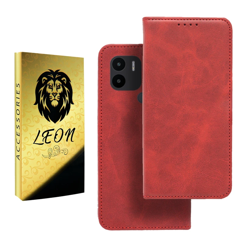 کیف کلاسوری لئون مدل Spork Yo مناسب برای گوشی موبایل شیائومی Redmi A2 Plus