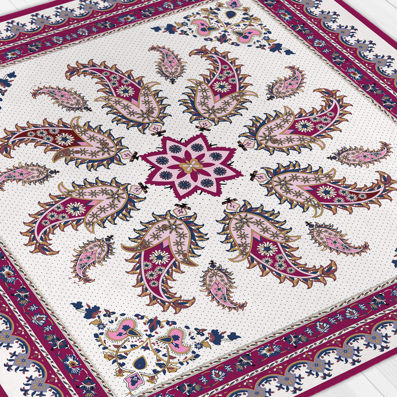 رومیزی مدل بته جقه کد 140073