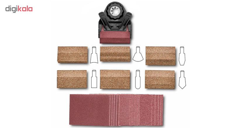 ست سنباده زنی شیارهای ابزار همه کاره فاین مدل 63810031010