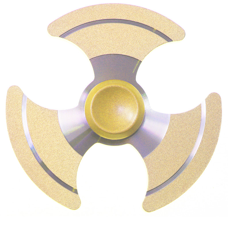 اسپینر دستی مدل Three Golden Round Blades