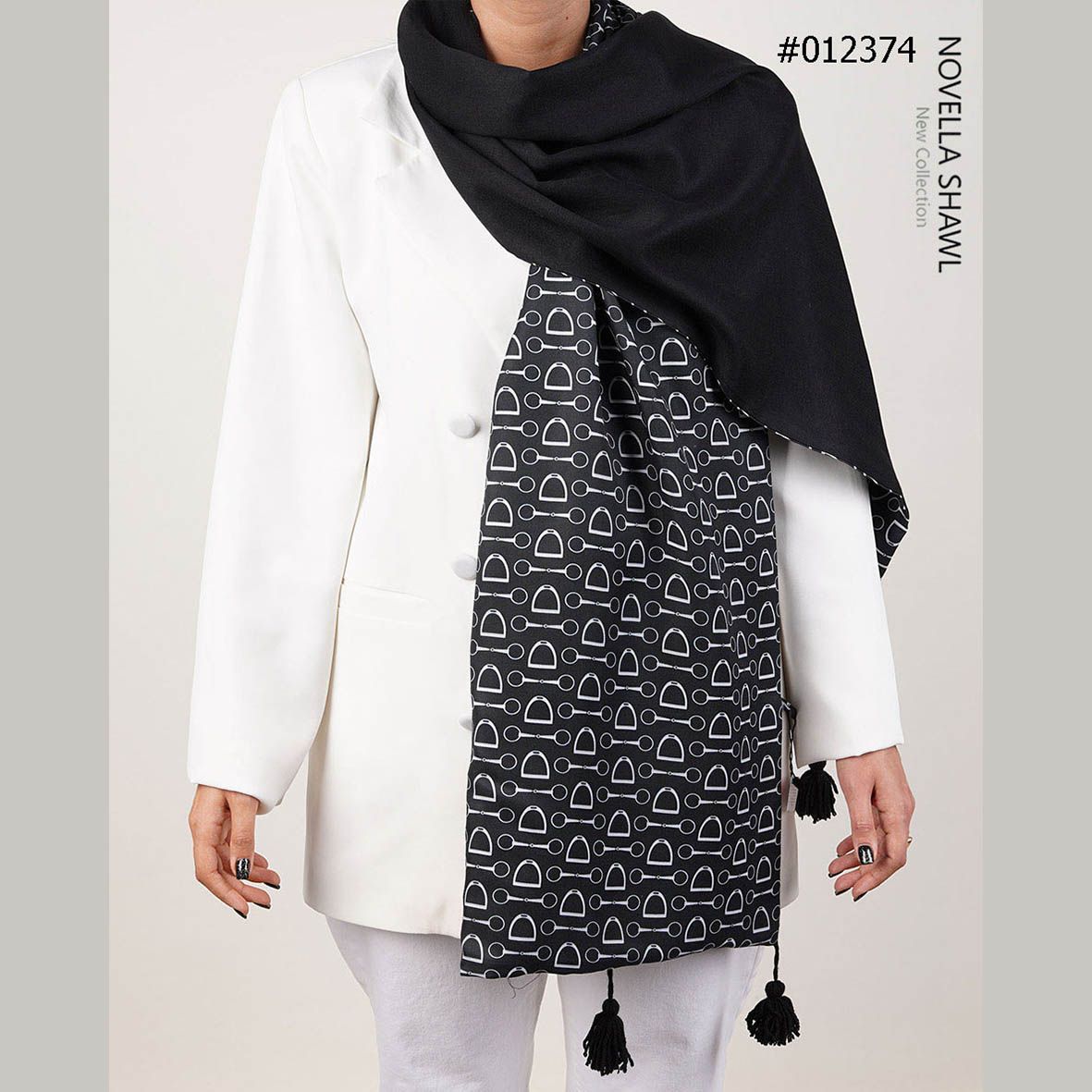 شال زنانه نوولاشال مدل 012374 -  - 3