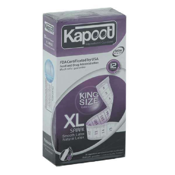 کاندوم کاپوت مدل XL Spiral بسته 12 عددی