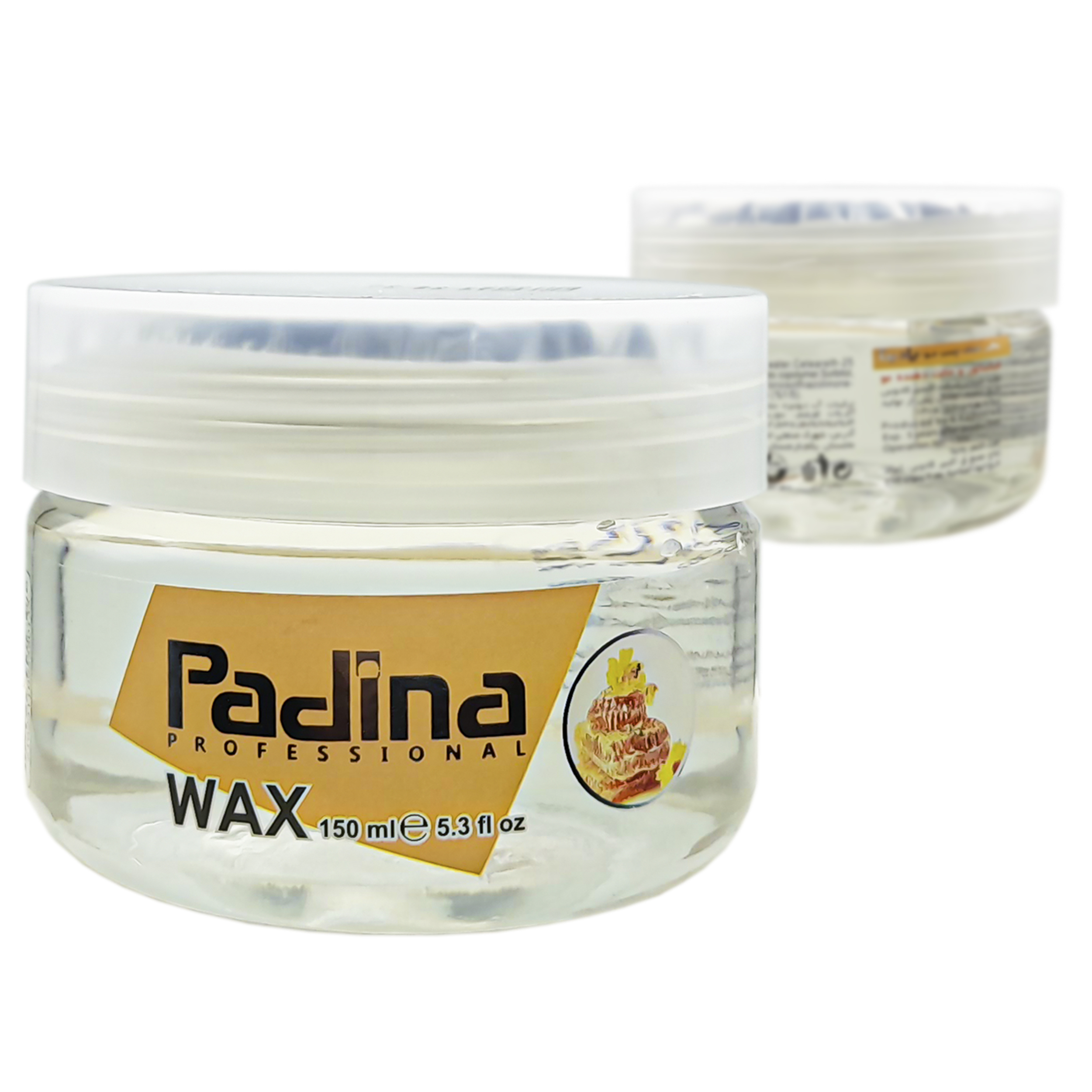 واکس مو پادینا مدل عسل حجم 150 میلی لیتر مجموعه 2 عددی