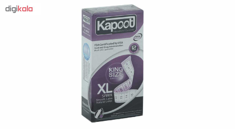 کاندوم کاپوت مدل XL Spiral بسته 12 عددی