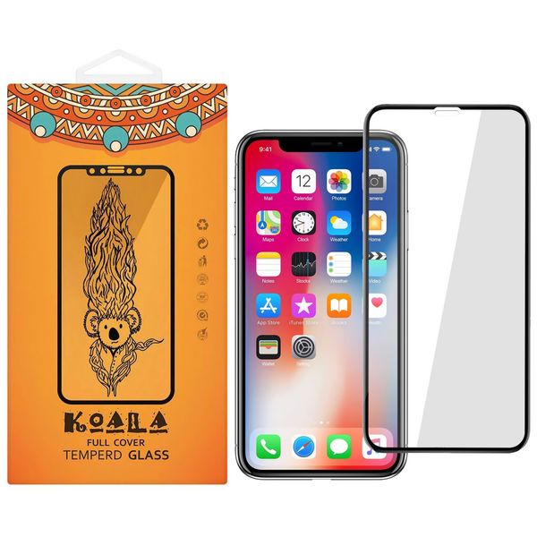 محافظ صفحه نمایش شیشه ای کوالا مدل Full Glue مناسب برای گوشی موبایل اپل آیفون XS Max محافظ صفحه نمایش شیشه ای کوالا مدل Full Glue مناسب برای گوشی موبایل اپل آیفون XS Max