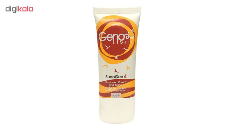 کرم ضد آفتاب ژنوبایوتیک مدل Sunogen4 حجم 50 میلی لیتر