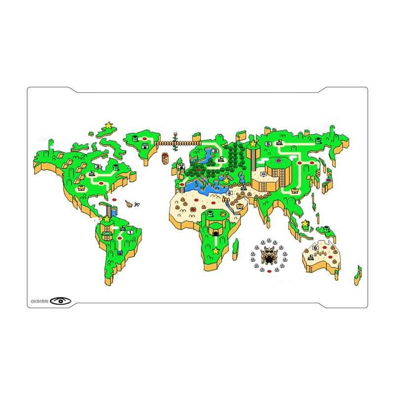 ماوس پد مخصوص بازی اوکینری مدل MPB00825 طرح بازی سوپر ماریو