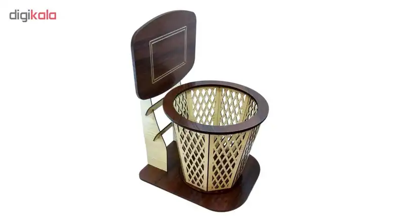 جامدادی رومیزی مهدی یار طرح سبد بسکتبال مخروطی