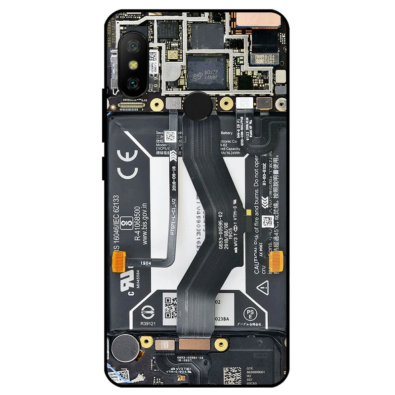 کاور مگافون طرح برد موبایل مدل 8004 مناسب برای گوشی موبایل شیائومی Mi A2 / Mi 6x