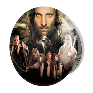 آینه جیبی خندالو طرح ارباب حلقه ها Lord of the Rings مدل تاشو کد 4763 