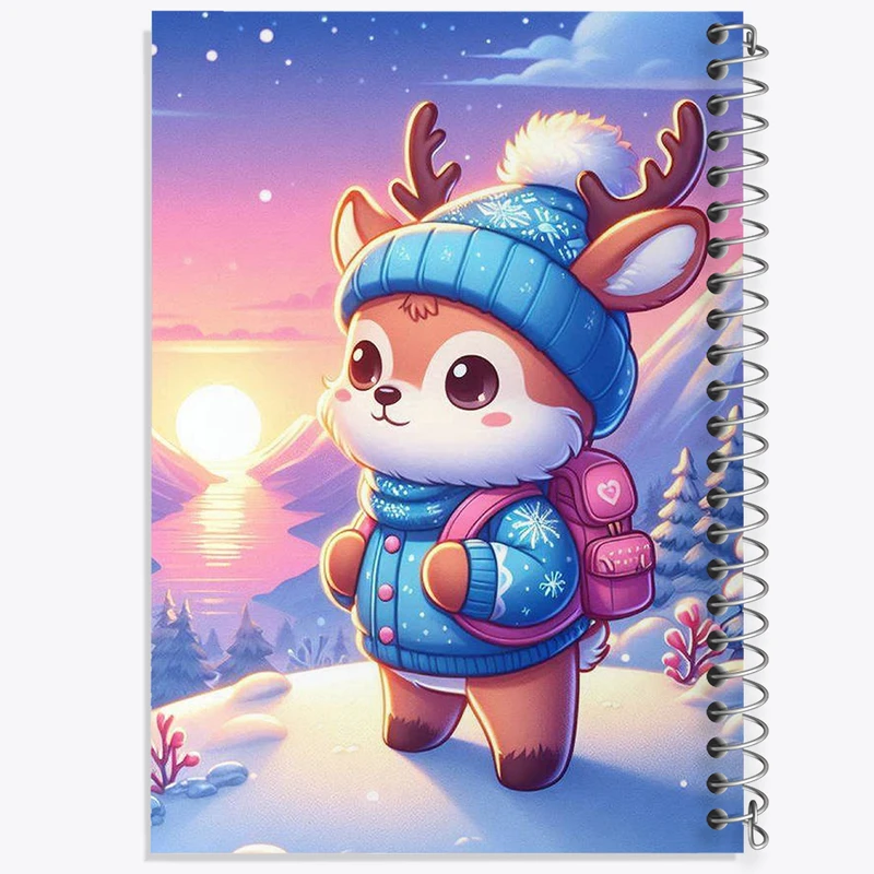 دفتر لیست خرید 50 برگ خندالو طرح گوزن کیوت کد N1443