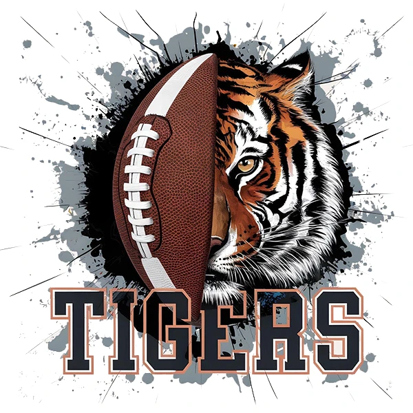 استیکر پارچه و لباس پاد آفرین طرح ببر کد 3822