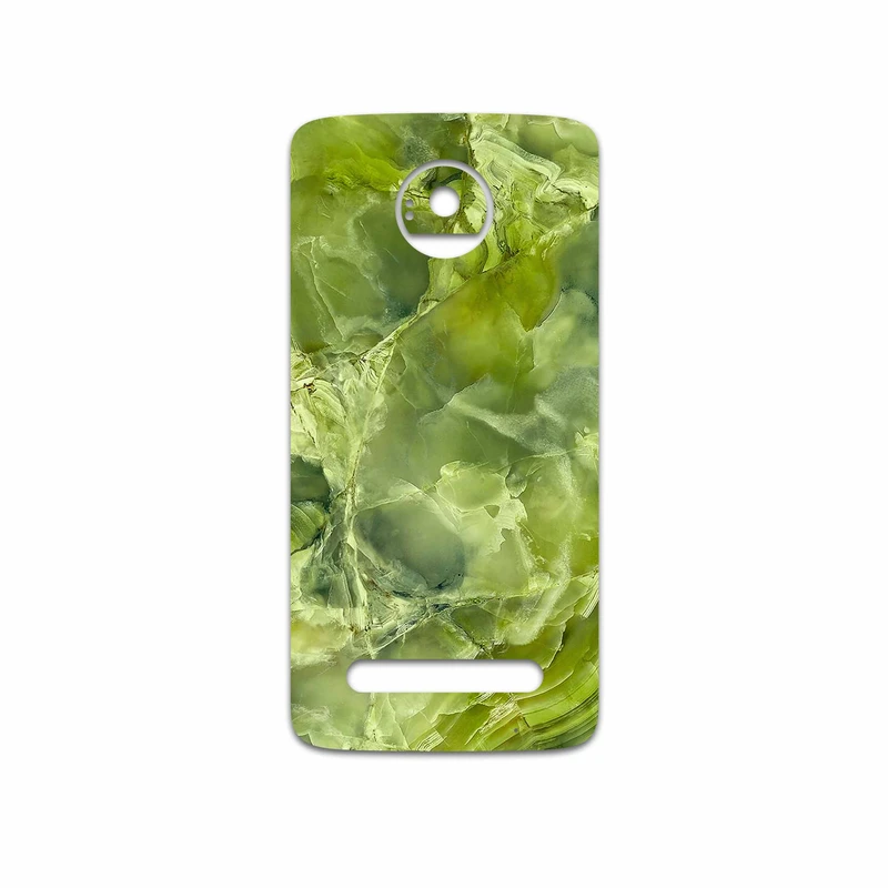 برچسب پوششی ماهوت مدل Green Crystal Marble مناسب برای گوشی موبایل موتورولا Moto Z2 Play