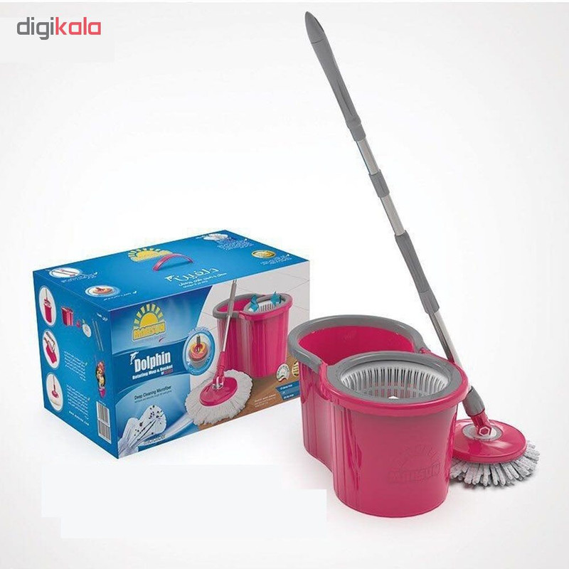سطل و زمین شوی مهسان مدل Dolphins