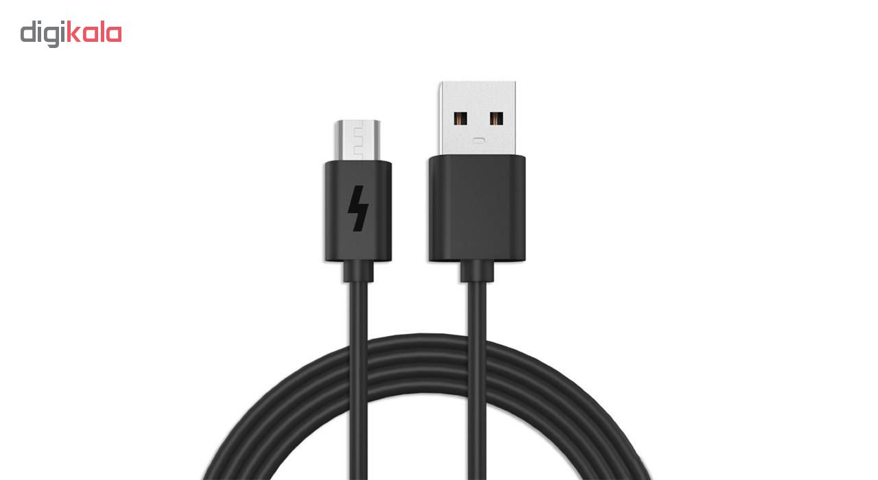 شارژر دیواری شیائومی مدل MDY-03-AF به همراه کابل تبدیل USB به microUSB شیائومی