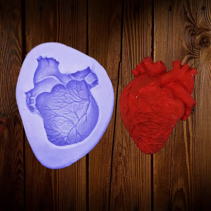 قالب شمع مدل قلب تپنده