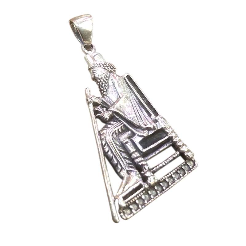 آویز گردنبند نقره کد 6955