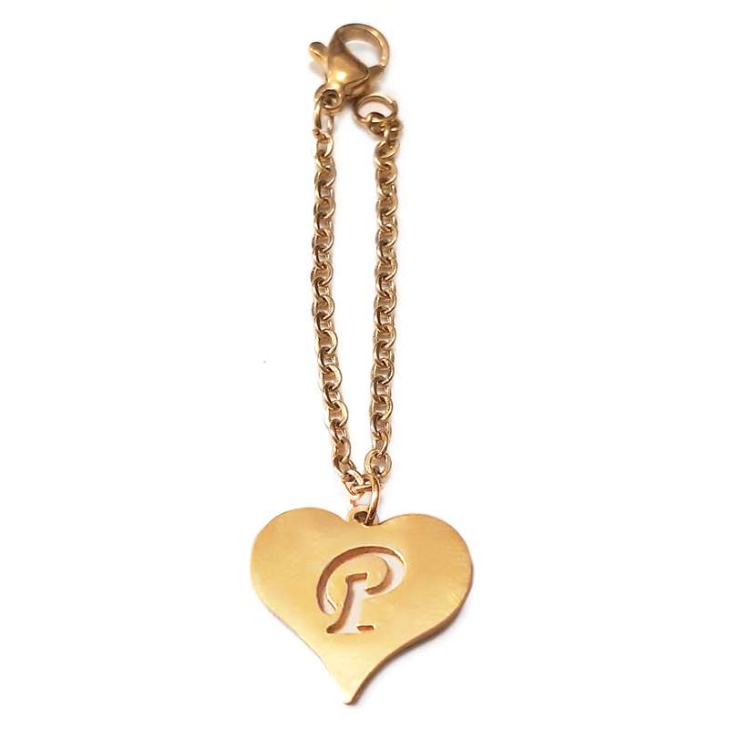 آویز ساعت طرح حرف P مدل CL206329P