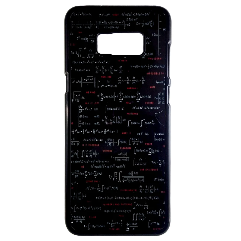کاور کد 0150 طرح ریاضی مناسب برای گوشی موبایل سامسونگ galaxy s8 plus