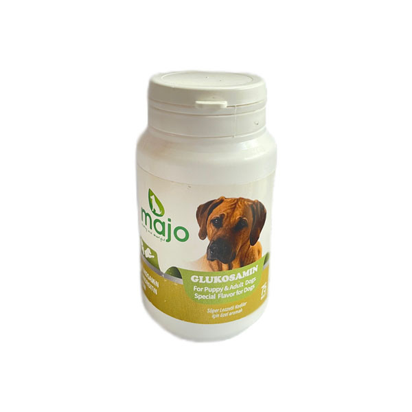 قرص مکمل سگ ماجو مدل Glukosamin وزن 60 گرم بسته 75 عددی