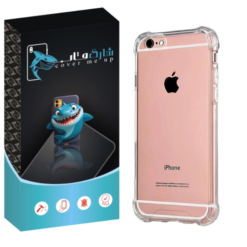 کاور شارک قاب مدل Crystal مناسب برای گوشی موبایل اپل Iphone 6 / 6s