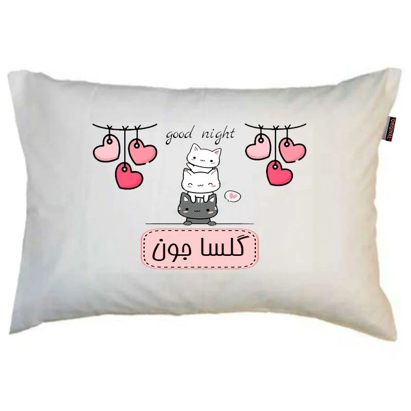 بالش ناریکو مدل نوجوان طرح دخترانه اسم گلسا کد 01344