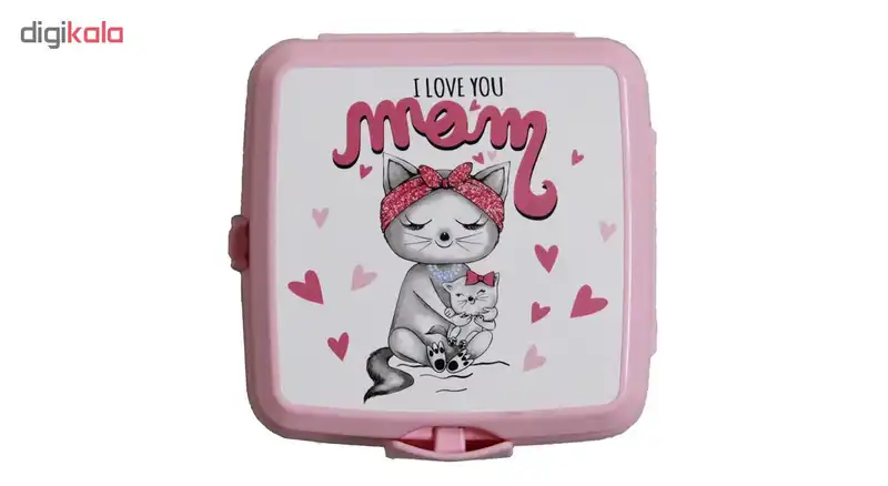 ظرف غذای کودک هوبی لایف طرح گربه