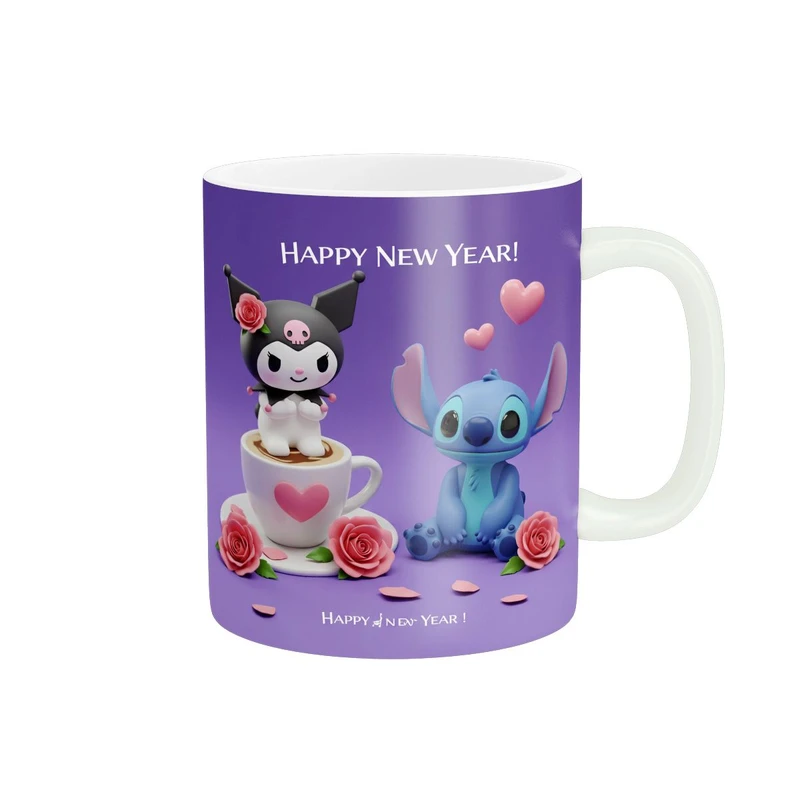 ماگ پاد آفرین طرح سال جدید مبارک مدل کرومی و استیچ کد 2101