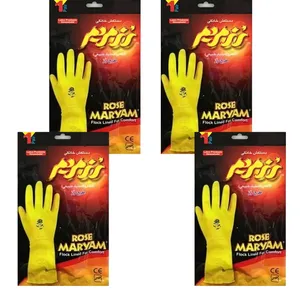 دستکش آشپزخانه رزمریم  مدل 704 سایز متوسط - 4 جفت