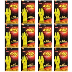 دستکش آشپزخانه رزمریم مدل 712 سایز متوسط - 12 جفت